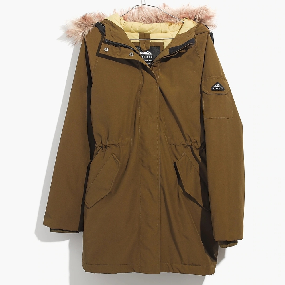 Penfield hooded faux fur A-line Parka Jacket